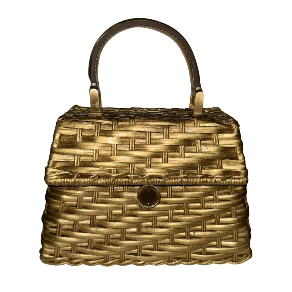 CULT GAIA  Sybil Nano Metallic Woven Crossbody Bag - Picture 3 of 10